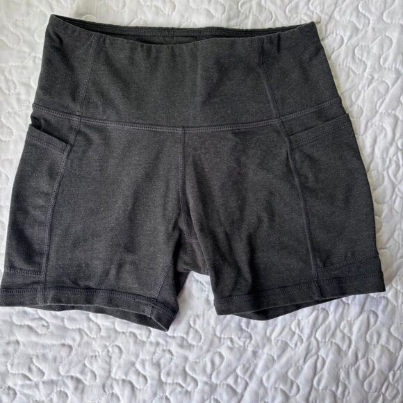 Baleaf Grey Active Athletic Pocket Biker Shorts 4” inseam size xs - Picture 1 of 5